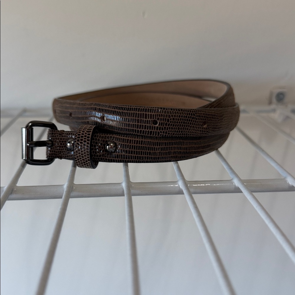 Women’s Small Ann Taylor Brown Leather Belt